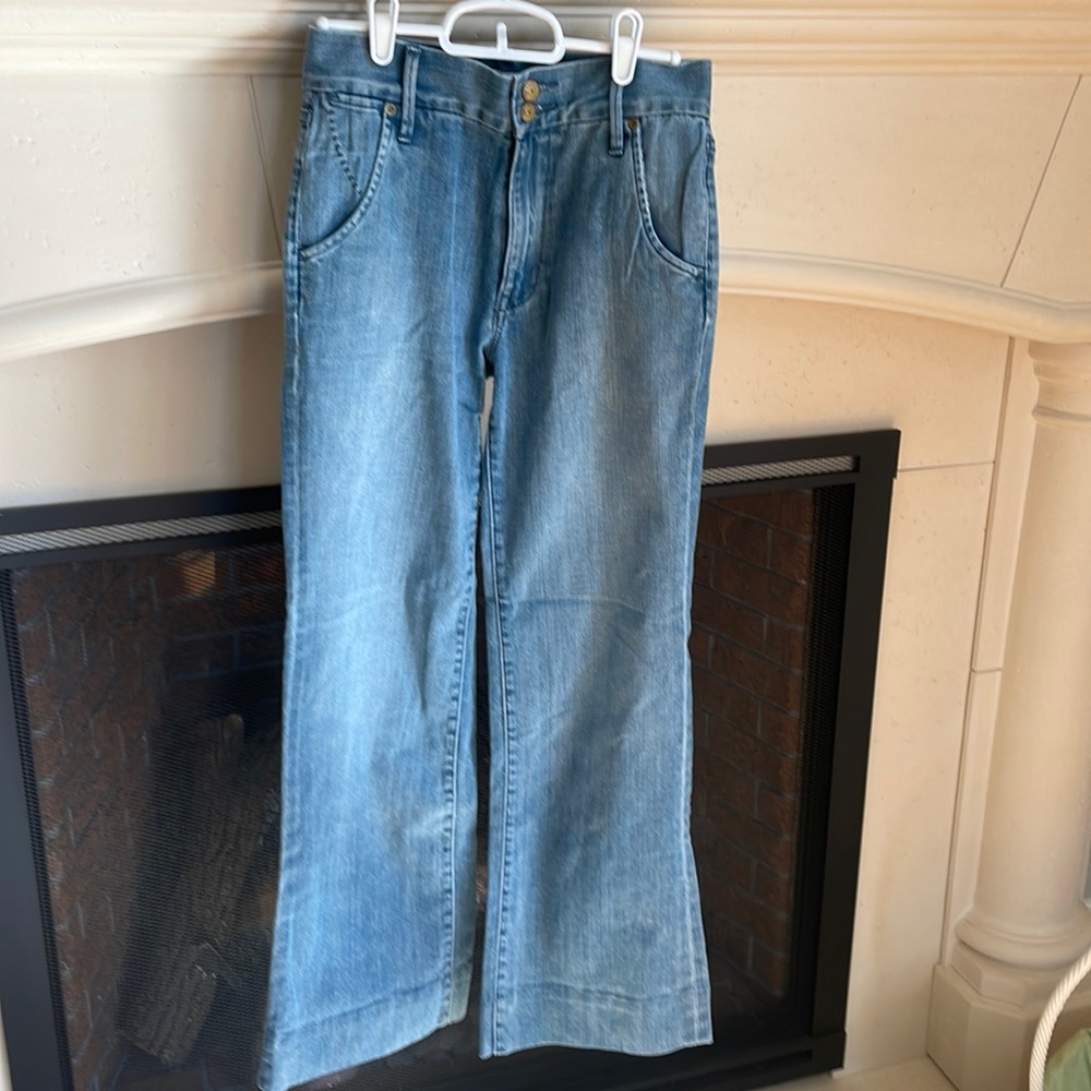 Paper and Denim Cloth High Rise Jeans